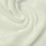 Cream Tone-on-Tone Floral Jacquard, Polyester — photo 2