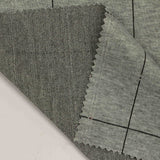 Black Check Interlock Knit, Polyester — photo 2