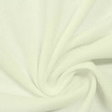 100% Polyester Birdseye Knit Fabric, 129 gsm, 175 cm — White — photo 2