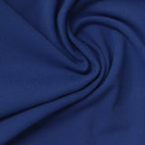Brushed Nylon Stretch Interlock Knit Fabric, 210 gsm, 152 cm — Navy — photo 2