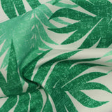 Green Tropical-Leaf Knit, Polyester — photo 2