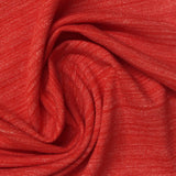 Red Marl Jersey Knit, Cotton-Poly — photo 2