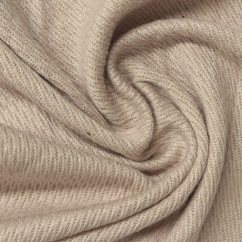 Jacquard Viscose Polyester Blend Mesh Fabric, 311 gsm, 156 cm — Beige