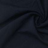 Cotton Stretch Jersey Knit Fabric, 160 gsm, 165 cm — Navy — photo 2