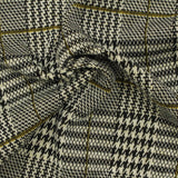 Black Houndstooth Jacquard, Polyester — photo 2