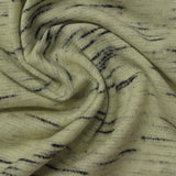 Slub Polyester Viscose Jersey Knit Fabric, 180 gsm, 168 cm — Khaki — photo 2