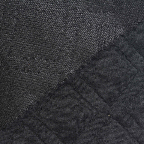 Black Diamond Jacquard, Polyester, 390 gsm