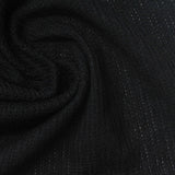Black Marl Rib Knit, Polyester — photo 2