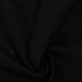 100% Polyester Knit Fabric, 300 gsm, 160 cm — Black — photo 2