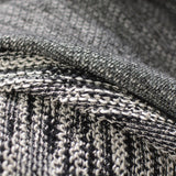 Black Heathered-Marl Chunky Knit, Cotton-Viscose — photo 2