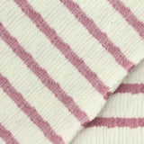 Pink Horizontal-Stripe Crepe, Poly-Viscose — photo 2