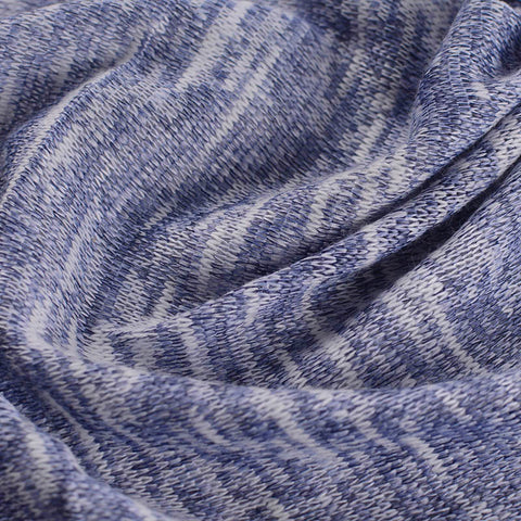 Purple Marl Chunky Knit, Poly-Cotton