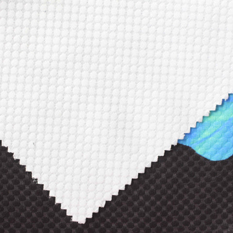 Blue Abstract Jacquard, Polyester, 237 gsm