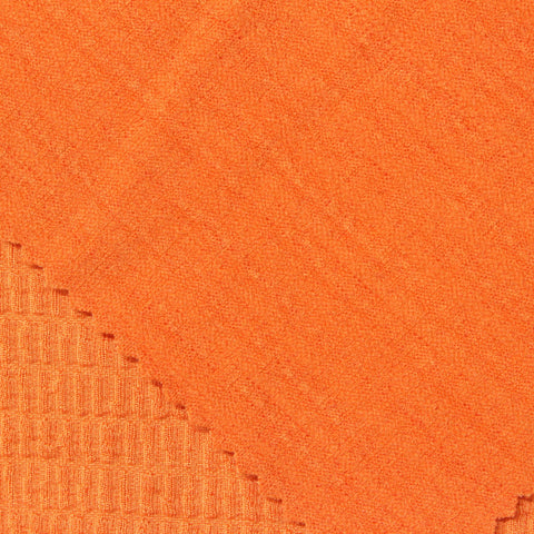 Jacquard Polyester Stretch Knit Fabric, 290 gsm, 160 cm — Orange, ref EF-247878