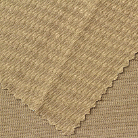 Viscose Polyester Piqué Knit Fabric, 200 gsm, 185 cm — Khaki