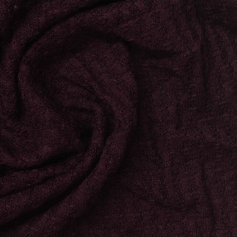 Waffle Knit Fabric, 228 gsm, 178 cm — Purple