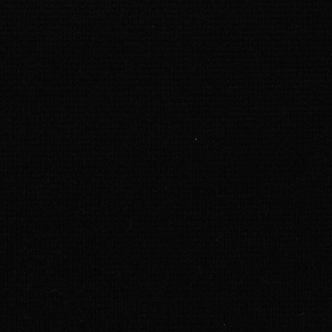Nylon Stretch Interlock Knit Fabric, 210 gsm — Black