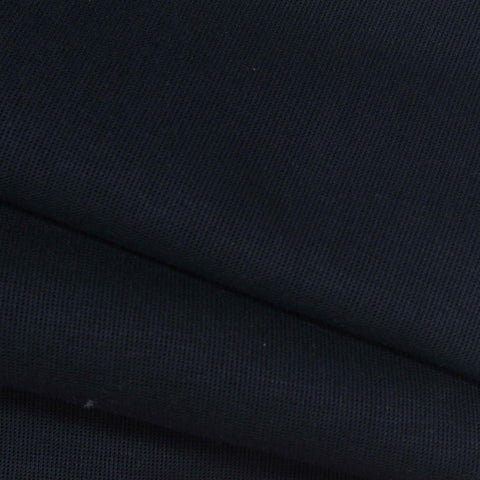 Polyester Cotton Scuba Knit Fabric, 300 gsm, 175 cm — Navy, ref EF-271371
