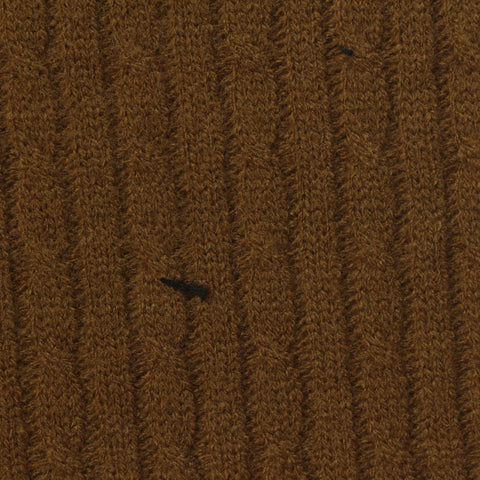 Jacquard Pointelle Knit Fabric, 300 gsm, 160 cm — Brown