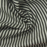Black Vertical-Stripe Woven, Cotton — photo 2