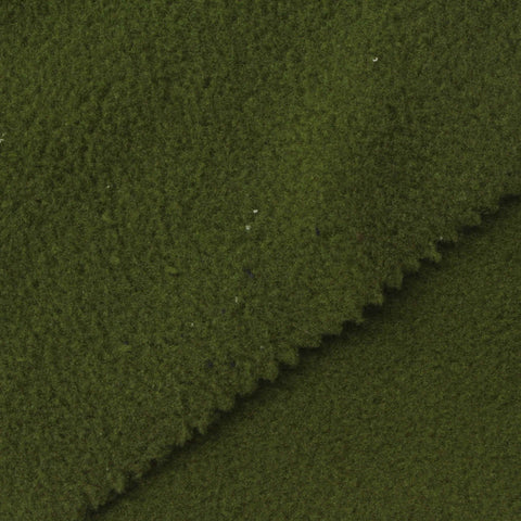 100% Polyester Fleece Fabric, 265 gsm, 160 cm — Green