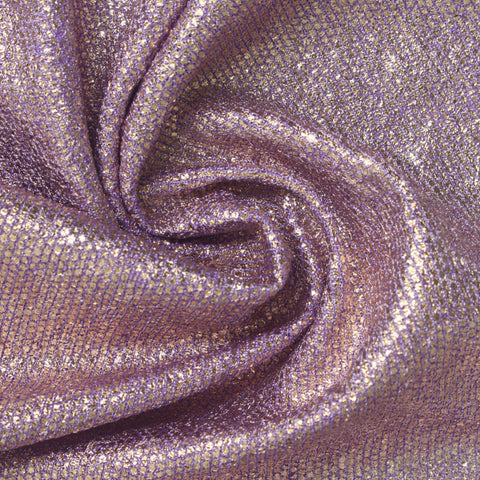 Animal Print Polyester Stretch Knit Fabric, 210 gsm, 148 cm — Purple