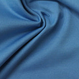 Brushed Polyester Stretch Milk Silk Knit Fabric, 260 gsm, 150 cm — Blue — photo 2