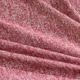 Red Marl French Terry, Poly-Cotton — photo 2