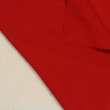 100% Polyester Linen-Look Fabric, 115 gsm, 148 cm — Red — photo 2