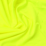 Brushed Polyester Stretch Milk Silk Knit Fabric, 148 gsm, 170 cm — Yellow — photo 2