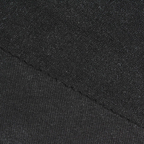 Dark Grey Heathered-Marl French Terry, Poly-Viscose, 330 gsm