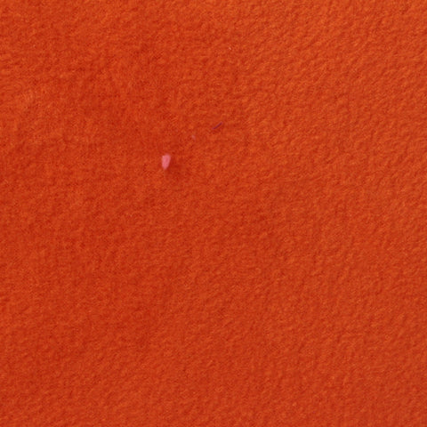 100% Polyester Fleece Fabric, 180 gsm, 160 cm — Orange