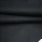 Polyester Cotton Twill Fabric, 115 gsm, 63 cm — Black — photo 2