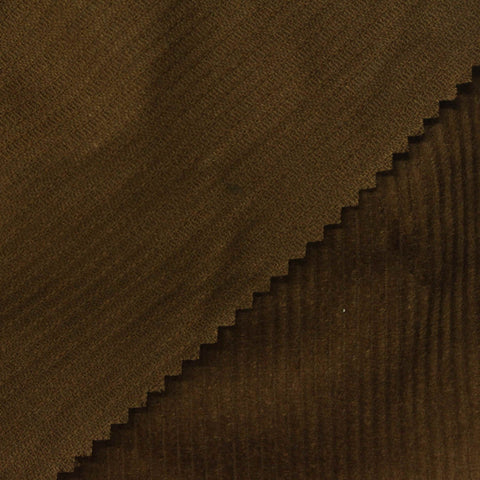 100% Cotton Corduroy Fabric, 290 gsm — Brown