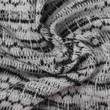 Black Openwork Jacquard, Polyester — photo 2