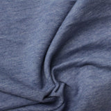 Heathered Blue Marl Jersey Knit, Cotton-Poly — photo 2