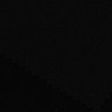 Brushed Polyester Stretch Piqué Knit Fabric, 220 gsm — Black — photo 2
