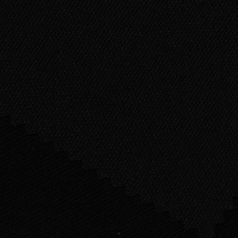 Brushed Polyester Stretch Piqué Knit Fabric, 220 gsm — Black, ref EF-232403