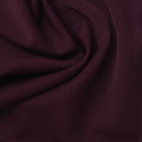 Polyester Stretch Interlock Knit Fabric, 190 gsm, 150 cm — Purple