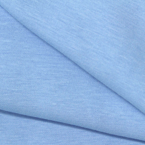 Polyester Cotton Stretch Velvet Fabric, 360 gsm, 180 cm — Blue