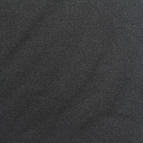 Polyester Stretch Scuba Knit Fabric, 325 gsm, 155 cm — Black