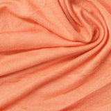 Viscose Stretch Rib Knit Fabric, 180 gsm, 180 cm — Orange — photo 2