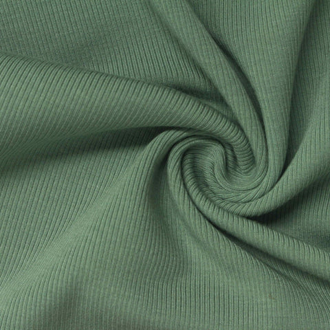 Sage Rib Knit, Viscose