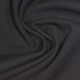 Cotton Polyester French Terry Fabric, 300 gsm, 185 cm — Black — photo 2