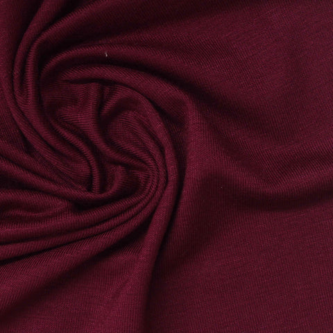 Viscose Stretch Jersey Knit Fabric, 210 gsm, 160 cm — Red, ref EF-269462
