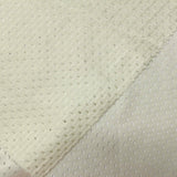 Beige Tone-on-Tone Dot Warp Knit, Polyester — photo 2