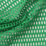 Jacquard 100% Polyester Warp Knit Fabric, 185 gsm, 150 cm — Green — photo 2