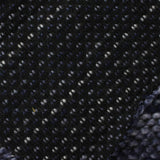 Dark Blue Horizontal-Stripe Chunky Knit, Polyester — photo 2