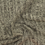Heathered Grey Marl Rib Knit, Viscose-Poly — photo 2