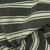 Black Stripes Jacquard, Viscose — photo 2
